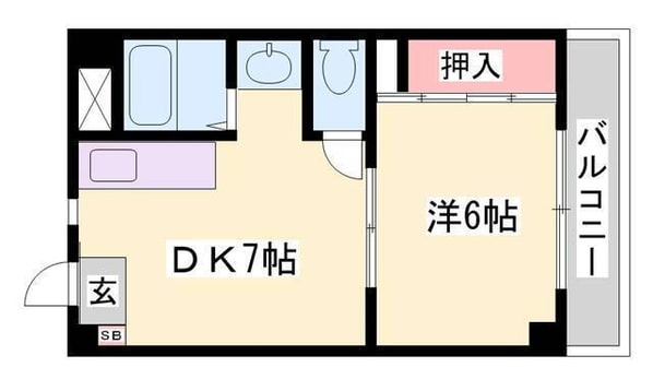 ファーストイン広畑の物件間取画像